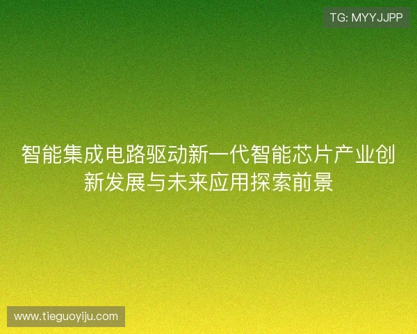 智能集成电路驱动新一代智能芯片产业创新发展与未来应用探索前景